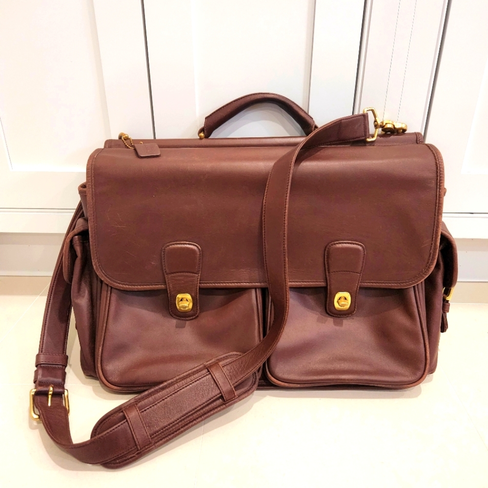 Vintage Coach laptop briefcase ”Willis”